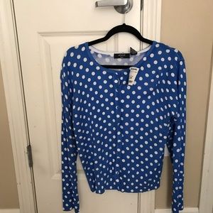 NWT Polka Dot Cardigan